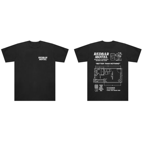 REDBAR MOTEL T-SHIRT (BLACK)